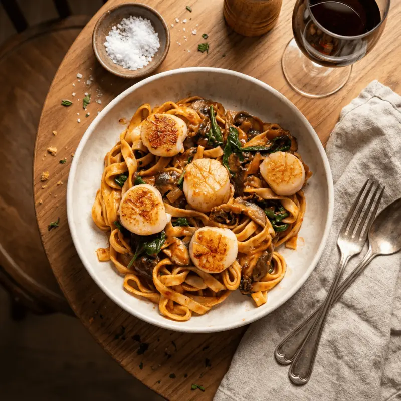 Overhead food shot